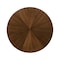 Armen Living Cirque 54" Round Walnut Wood and Metal Pedestal Dining Table LCCQDIWA - alternate 4